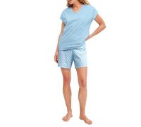 CALIDA Lovely Nights Set di Pigiama, Cascade Blue, 48-50 Donna