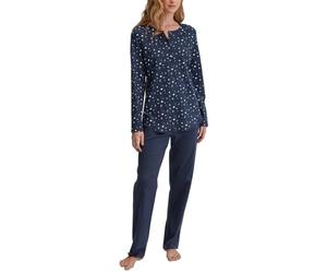 CALIDA Midnight Dreams Set di Pigiama, Peacoat Blue, 36-38 Donna