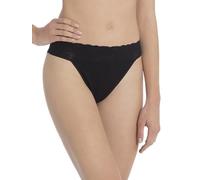 Calida - Mutandina donna in 100% cotone mercerizzato, 3/S, NERO
