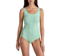 Calida Natural Comfort Body senza maniche da donna, con tre bottoni automatici apribili, Verde Suave, 36-38