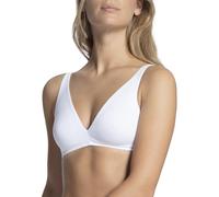 Calida Natural Comfort Reggiseno Senza Ferretto, Bianco (Weiss 001), 2C (Taglia Produttore: 75C) Donna