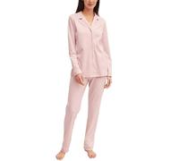 CALIDA Night Lovers Set di Pigiama Donna | Pigiama con bottoni in 100% cotone di alta qualità, con elastico in vita rivestito in tessuto