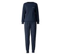 Calida, ,Nightwear & Lounge ,Donna ,Blu ,M Pigiama con polsino