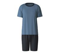CALIDA Relax Essentials Set di Pigiama, Oscurante, Coronet Blue, 52-54 Uomo