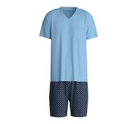 CALIDA Pigiama corto navy / turchese / opale / bianco Uomo CALIDA M navy / turchese / opale / bianco