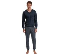 CALIDA Pigiama Da Uomo, Lungo - Collo A V, Relax Streamline, Cotone ...