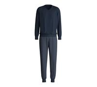 CALIDA Pigiama lungo marino / zappiro / blu chiaro Uomo CALIDA XXL marino / zappiro / blu chiaro