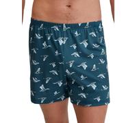 Calida Prints - Boxer da Uomo, in 100% Cotone, Senza Intervento, Deep Night Blue, 56