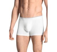 CALIDA Pure & Style Boxer a Pantaloncino, Bianco, 58-60 (Pacco da 3) Uomo