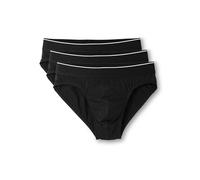 CALIDA Pure & Style-Slip da Donna, Confezione da 3 Mutande da Uomo, Nero, 50