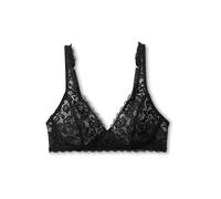 CALIDA Natural Comfort Lace Reggiseno, Semi-Trasparente, Nero, 4A Donna