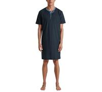 CALIDA Relax Essentials Maglia Lunga da Notte, Zaffiro Scuro, 52-54 Uomo