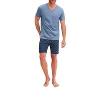CALIDA Relax Imprint 2 Set di Pigiama, Coronet Blue, 46-48 Uomo