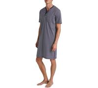 CALIDA Relax Imprint Maglia Lunga da Notte, Oscurante, Rosso-Mars Red, 52-54 Uomo