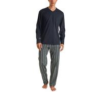 Calida Relax Imprint Set di Pigiama, Blue Night, 56 Uomo