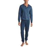CALIDA Relax Imprint Set di Pigiama, Coronet Blue, 54 (Pacco da 2) Uomo