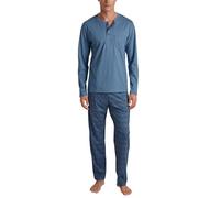 CALIDA Relax Imprint Set di Pigiama, Coronet Blue, 62 Uomo