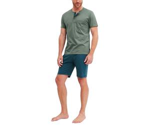 CALIDA Relax Imprint Set di Pigiama, Laurel Green, 56 Uomo