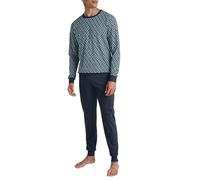 CALIDA Relax Streamline Set di Pigiama, Aquamarine, 46-48 Uomo
