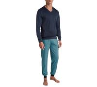 CALIDA Relax Streamline Set di Pigiama, Blu Acceso, 46-48 Uomo