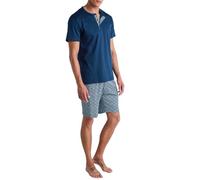 CALIDA Relax Streamline Set di Pigiama, Pottery Blue, 52-54 Uomo