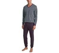 CALIDA Relax Streamline Set di Pigiama, Prugna, 46-48 Uomo