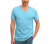CALIDA RMX Sleep T-Shirt, Blu retrò, 62 Uomo
