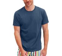 CALIDA RMX Sleep T-Shirt, Denim Scuro, 58-60 Uomo