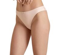 Calida Sensual Secrets - Perizoma da Donna in Cotone finissimo con Retro in Pizzo Trasparente, Lace Parfait Pink, 44-46