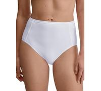 Calida Sleek Skin Slip da Donna a Vita Alta con Vita Piatta, Bianco, 36-38