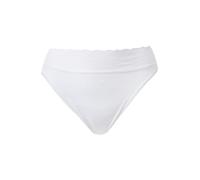 Calida Lycraspitze Slip, Opaco, Bianco (Weiß (Weiss 001), XS Donna