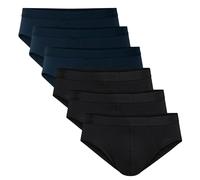 CALIDA Slip Uomo 6 Pezzi Natural Benefit Elastico in Vita Single Jersey