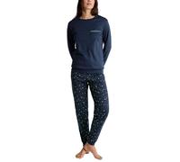 CALIDA Sweet Dreams Set di Pigiama, Oscurante, Peacoat Blue, 36-38 Donna