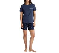 CALIDA Sweet Dreams Pigiama, Peacoat Blue, 40-42 Donna