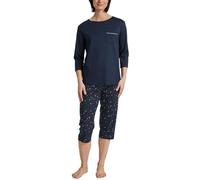 CALIDA Sweet Dreams Set di Pigiama, Peacoat Blue, 48-50 Donna