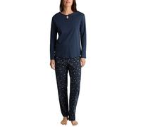 CALIDA Sweet Dreams Set di Pigiama, Peacoat Blue, 40-42 Donna