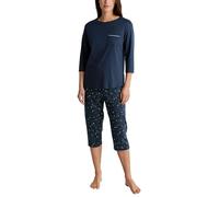 CALIDA Pigiama navy / guscio d'uovo, Taglia S