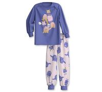 CALIDA Toddlers Monsters Set di Pigiama, Tempesta Viola, 104-110 Bambine e Ragazze
