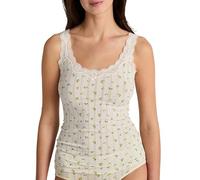 CALIDA Toujours Print T-Shirt, Charm Cream, 46-48 Donna