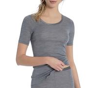 CALIDA True Confidence Top a Maniche Corte Intimo, Platino melé, 46-48 Donna