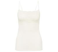 Calida - Unterhemden Sweet Secrets, Canotta da donna, Beige (crema alabastro 911), 42 (dimensioni del produttore: S = 40/42)