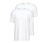 Calida Natural Benefit T-Shirt, Bianco (Weiss 001), Medium Uomo