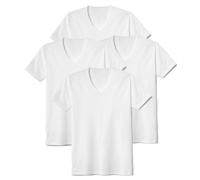 CALIDA Uomo T-Shirt, 4er Pacco - Naturale Benefit, Scollo A V, Singolo Jerse