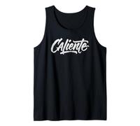 Caliente Design Retro Testo Minimalista Picante Canotta