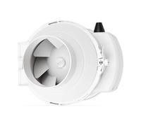 CALIFLOW Ventola Aspirazione 100Mm Potente Ventilatore in Linea Combinabile
