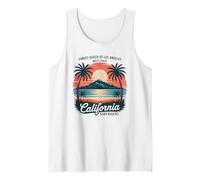 California Beach Summer Vibes Retro Ocean Coast Canotta