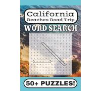 California Beaches Road Trip Word Search: Word Search Puzzle Book with Easy to Read Print about California Beaches, Activities, Ocean Life, and More | ... Gift for vacations, road trips and free time.