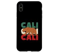 California Bear Cali Surf Bear Retro Surf Vintage anni '70 80 Custodia per iPhone XS Max