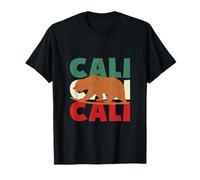 California Bear Cali Surf Bear Retro Surf Vintage anni '70 80 Maglietta