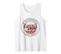 California Boho State 1850 - Camicia con Orso Poppy Forest Trail Canotta